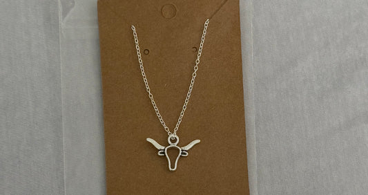 baby longhorn necklace