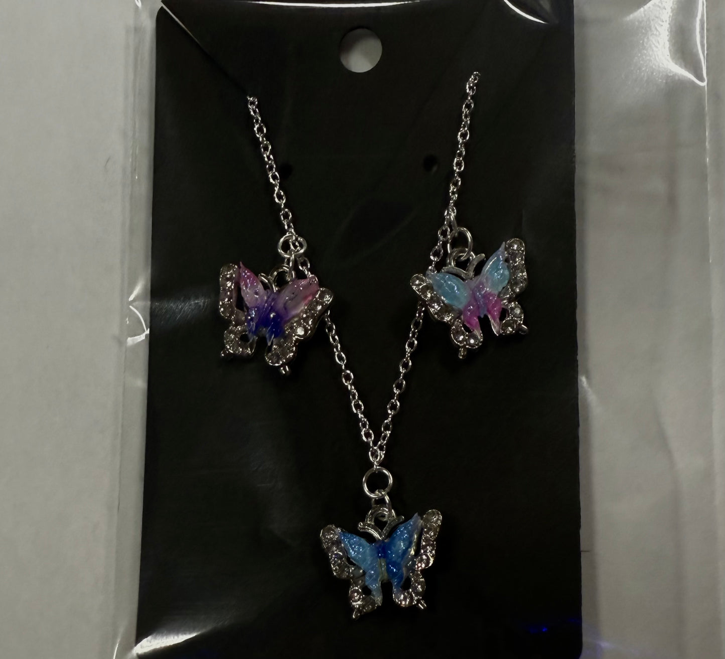 butterfly charm necklace