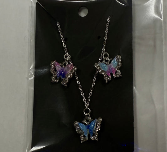 butterfly charm necklace