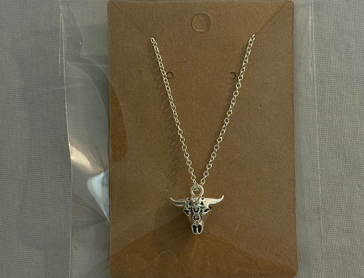 longhorn pendant necklace