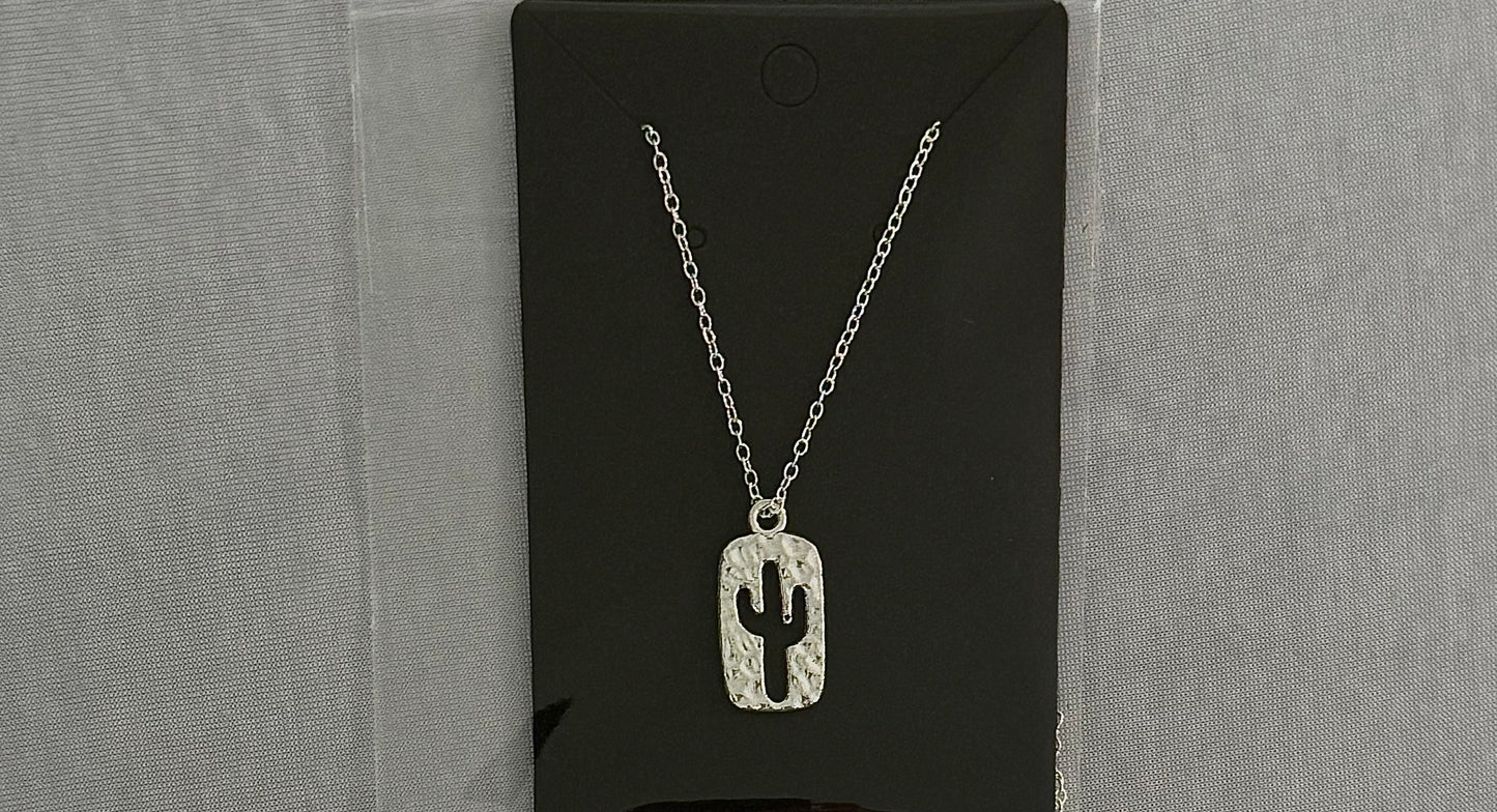 cactus necklace