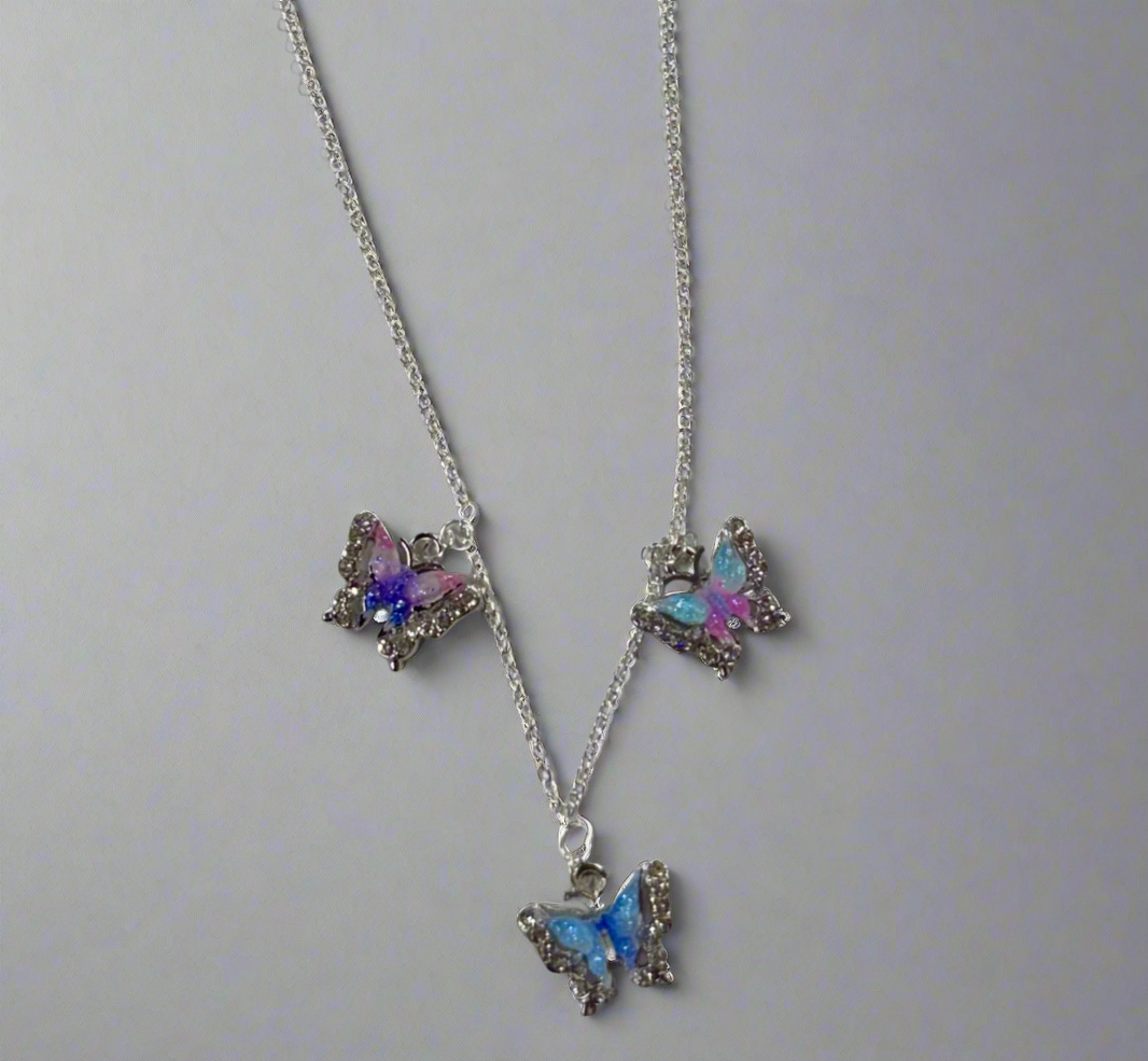 butterfly charm necklace