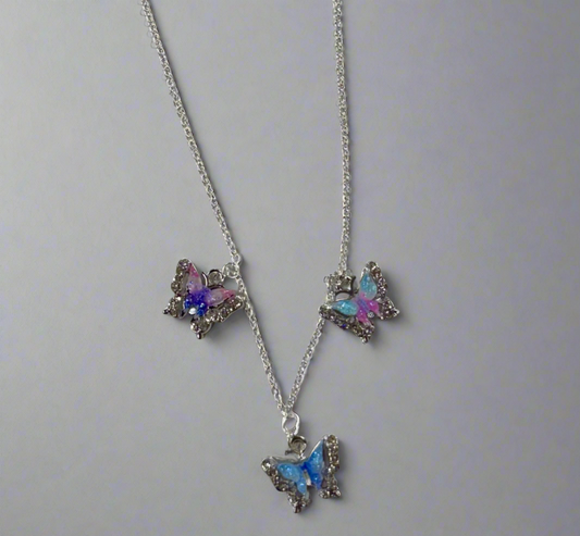 butterfly charm necklace